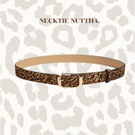 Tiger pattern- Fast Delivery 1-2 Days To Arrive PU Leather Belt pattern Buckle (Width 2.8 CM. Waist 