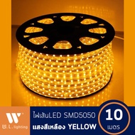ไฟสายยาง กันน้ำ ไฟเส้นLED SMD5050 ความยาว 5เมตร/10เมตร พร้อมปลั๊กเสียบไฟบ้าน แสงขาว/วอร์ม/เขียว/น้ำเ