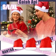 Christmas Santa Hat Red, Non-Woven Fabric Design for Adults & Kids Party Decoration