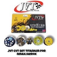 ✅JVT TITANIUM  PULLEY SET FOR NMAX/AEROX V1&amp;V2