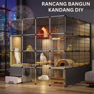 Dog Cat Cage Plastic Iron Fence Dog Cat Fence Connector (DIY)