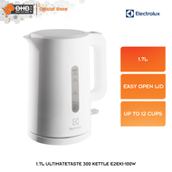 Electrolux UltimateTaste 300 kettle E2EK1-100W 1.7L Easy Open Lid E2EK1100W Cerek Elektrik