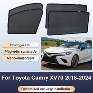 Sun Shades For Toyota Camry XV70 2018-2024 Daihatsu Altis Sunshade Magnetic Privacy Protection Visor