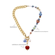 WYK | สร้อยคอเพิร์ลเชอร์รี่ dopamine