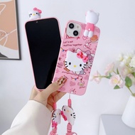 Casing Huawei P20pro P30LITE P30pro P50pro P50 P60pro P60 P40pro P40 P30 Cartoon Cute Cake Hello Kitty Phone Case Phone Cover Soft Silicone Casing with accessory