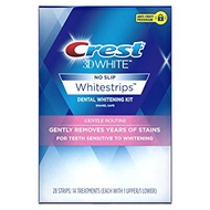 Crest 3D Gentle Routine White Strips (For sensitive teeth) (1 box) (MADE IN USA)