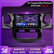 TopSonic 9inch 8Core IPS Full Touch Android Car Raido Audio Video Stereo Player For Toyota Hilux Vig