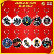GANTUNGAN BATMAN2 KEYCHAIN BATMAN2 ACRYLIC KEYCHAIN BATMAN2 ROUND KEYCHAIN XJ