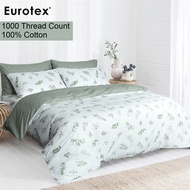 Eurotex, 1000 Thread Count 100% Cotton, Fitted Bedsheet Set / Bedset - Loft Living Izumi