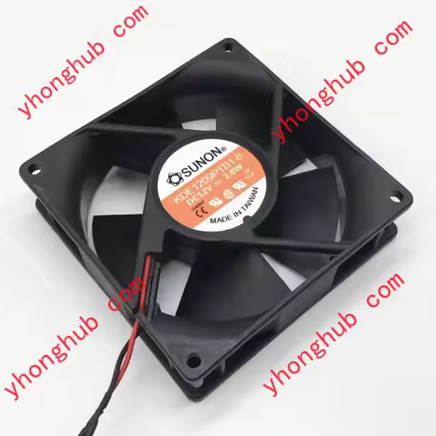 SUNON KDE1209PTB1-6 DC 12V 2.8W 2-Wire 90x90x25mm Server Cooling Fan