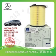 ORIGINAL AIR FILTER A133 094 01 04 MERCEDES-BENZ AMG 4 MATIC A-CLASS W176 2.0 CLA C117 2.0 GLA X156