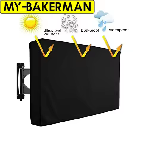 TV Cover for 22 55 inch LCD TV Dust-proof Microfiber Cloth Protect LED Screen Weatherproof Outdoor W