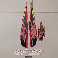 Striping Suzuki gs tornado 110 1997 merah berkualitas terbaik termurah