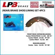 Mitsubishi Canter FE434/444 GUTS FE639 FE637 Brake Shoe/Lining LPB