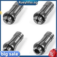 4 Pack 1/4" to 1/8" Die Grinder Collet Adapter 1.06 X 0.53 Inch 3mm, 6mm(Silver) Attachments Accesso