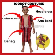 VEJ CO ' IGOROT KIDS COSTUME  SET / COSTUME IGOROT SET