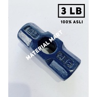 Original Toho 3 LB Bodem Hammer Head | 3LB Hammer Head | 3Lb Hammer Head | Material Mart