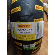Pirelli diablo rosso sport tires 150/60-17