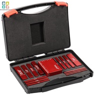 16Pcs Setup Blocks Height Gauge Set Precision Aluminum Alloy Setup Bar Blocks with Engraved Markings