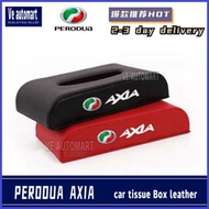 Vemart Perodua Axia car tissue box PU LEATHER accessories 2014 2015 2016 2017 2018 2019 2020 2021 se
