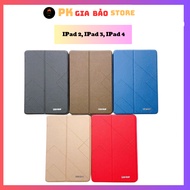 Lishen iPad 2, iPad 3, Cheap Multi-Color Flexible TPU iPad 4 Leather Case, Self-Off Flip Cover PKGIABAOSTORE