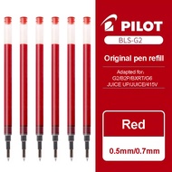Pilot | 6pcs Japan Pilot Original Gel Pen Refills Dr. Grip BLS-G2 0.5/0.7mm Black Red Blue Ink for B