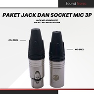 XLR Male Female Connector Package XLR Male to Female