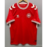 【AAA+ Fan Version】2425 Denmark Home Premium Football Short Sleeve Fan Edition