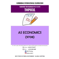 Cambridge  A Level  Topical  ECONOMICS 9708 (PAPER 1,2,3,4) PAST YEAR PAPER!