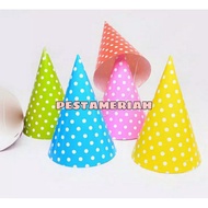 POLKADOT CONE BIRTHDAY HAT POLKADOT CONE BIRTHDAY HAT/ CHILDREN'S BIRTHDAY HAT/ BIRTHDAY HAT/