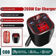 Car Charger Power Inverter 220V 12V/24V 2 USB Car Charger Fast Charger Fast Car Charger