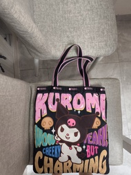 LeSportsac x Kuromi 聯乘款 Tote Bag 黑色粉紅色