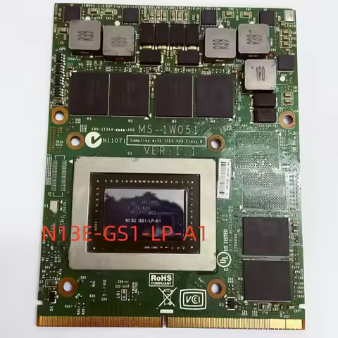 Suitable for MS-1W051 MS1W051 1W051 GTX670M 1.5G GTX 670 M Graphic Card N13E-GS1-LP-A1 Video Card, f