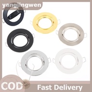 YANGWEN 1 Set Round Fixture Adjustable Downlight Led Holders Cutout For Bulb Holder Recessed LED Spo