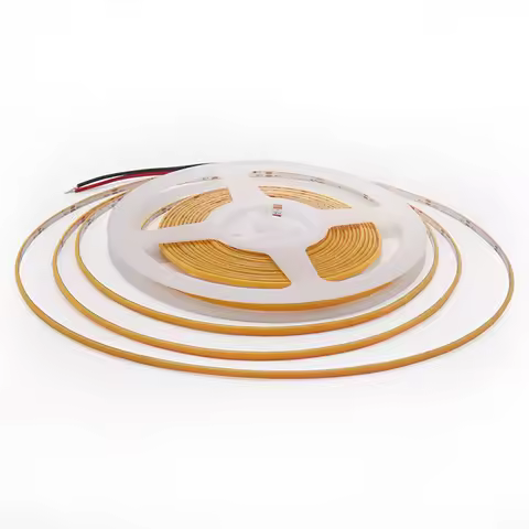 3mm Ultra narrow COB LED Strip Lights 5V 12V 24V 400leds RA90 Flexible LED Tape for Room Closet DIY 