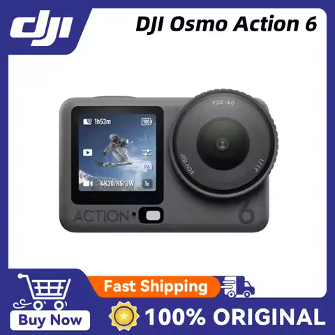 DJI Osmo Action 6 Life Variable Aperture f/2.0-f/4.0 1/1.1-Inch Square Sensor Ultra-HD 8K Video Cold