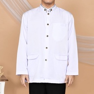 BEAUTY-jasko jas koko polos hitam putih hijau termurah fashion pria jas koko polos premium pria dewa