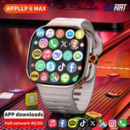 LOKMAT APPLLP 6 MAX AI Smartwatch ChatGPT And DeepSeek 2.16-Inch AMOLED Screen Resolution 480 * 480 