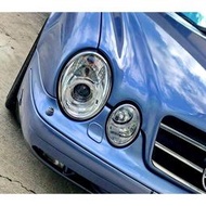 JR-佳睿精品 97-02 Benz CLK230 CLK320 W208 台製 改裝 鍍鉻大燈框 電鍍前燈框 飾條配件
