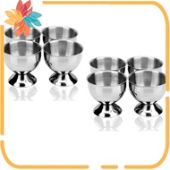 8pcs Stainless Steel Egg Cup Holder - Egg Cup, Egg Holder - Kitchen Tool Set - Round Egg Cup Holder