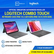 Logitech Combo Touch Keyboard Case iPad 10.2 8/9 Gen/iPad 10.9 10th Gen