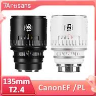 7Artisans INFINTE Series Full Frame Cine 135mm T2.4 Camera Lens For Photography EF PL-mount With Ada