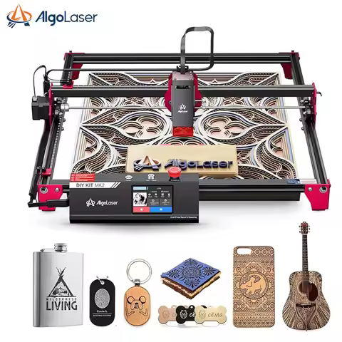AlgoLaser DIY KIT MK2 10W Touch Screen 400X850MM Large Area Woodworking for Wood Metal Crafting Cust