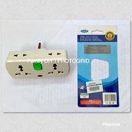 3Pin 2Way Adaport MULTI ADAPTOR ADAPTER WALL OUTLET SOCKET 插座 uk plug International Universal travel