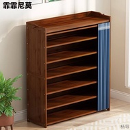 ST/💚Bamboo Shoe Cabinet Full Bamboo Household Open Multi-Layer Large Capacity Dustproof Shoe Rack Wooden Outdoor Aisle C