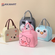 AN.MART Cartoon Animals Thermal Lunch Bags Storage Banto Lunchbox Food Insulation Bags MY