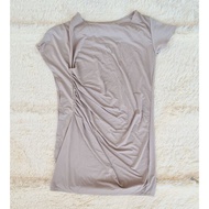 Asymmetrical Cream Top