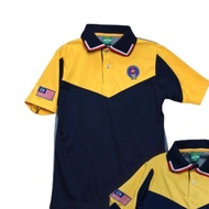 TSHIRT PENGAKAP KUNING BARU TSHIRT MURAH PENGAKAP SEKOLAH BAJU PENGAKAP PELAJAR UNIT UNIFORM SEKOLAH