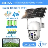 JOOAN G4Q3-U CCTV Camera Outdoor Solar |Free 4G SIM Card No WIFI Required Cellphone Connectivity Col