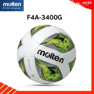 MOLTEN ลูกฟุตบอลบอลเทนหนังพียู เบอร์ 4 รุ่น F4A3400-G สำหรับแข่งขันและฝึกซ้อม
